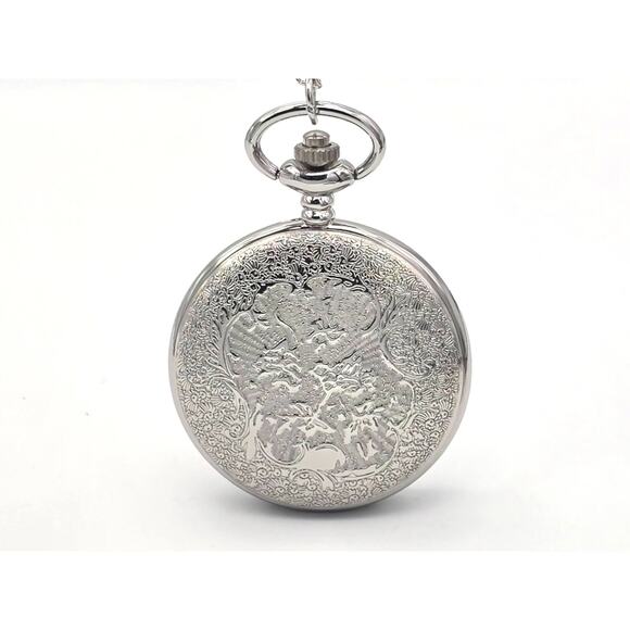 Celestial Pocket Watch – Sun, Moon & Stars, Pearl and Crystals Space Astronomy - Picture 6 of 9